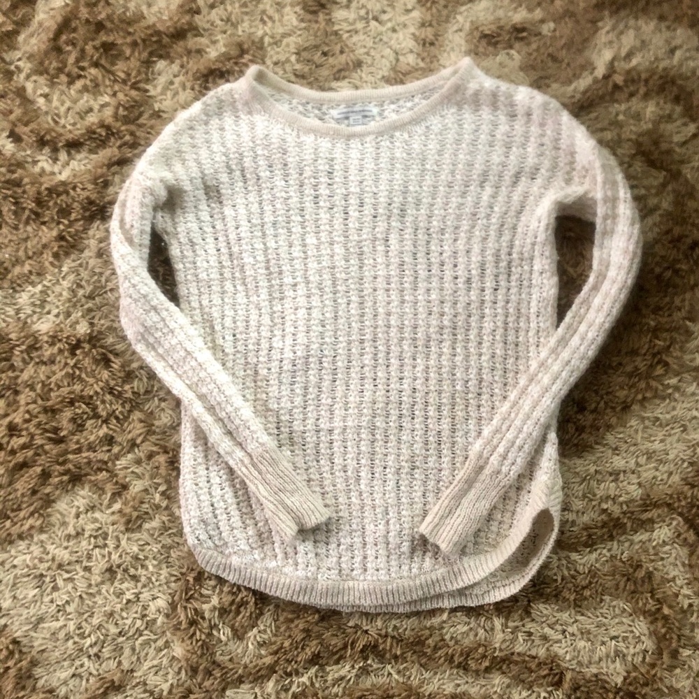 AE Oatmeal Knit Sweater